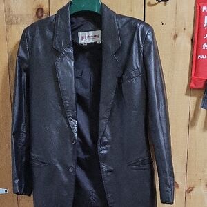 Vintage Chess King leather blazer